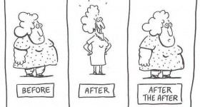 weight gain - consequence of prolonged dieting & excessive cardio