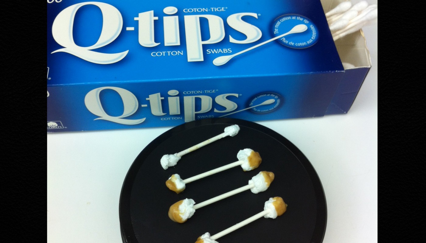 Edible Used Q tips DrSaraSolomon