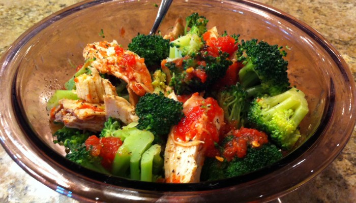 mom's spicy chicken & broccoli