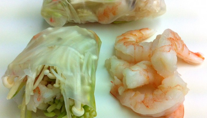 Rice Paper Shrimp Rolls