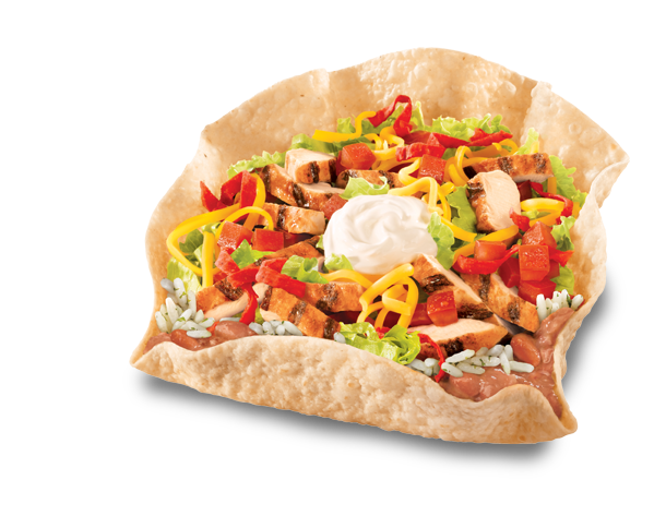 taco bell fiesta taco salad - chicken