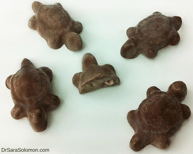 Healthy CHocolate Turtles