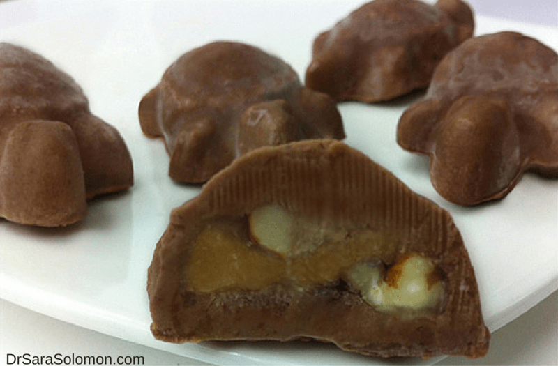 Protein Chocolate Turtles