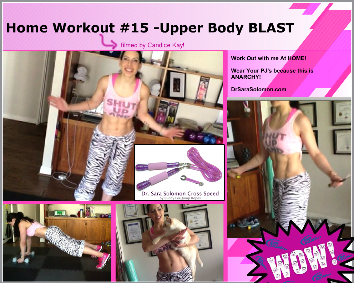 home workout 15 upper body blast