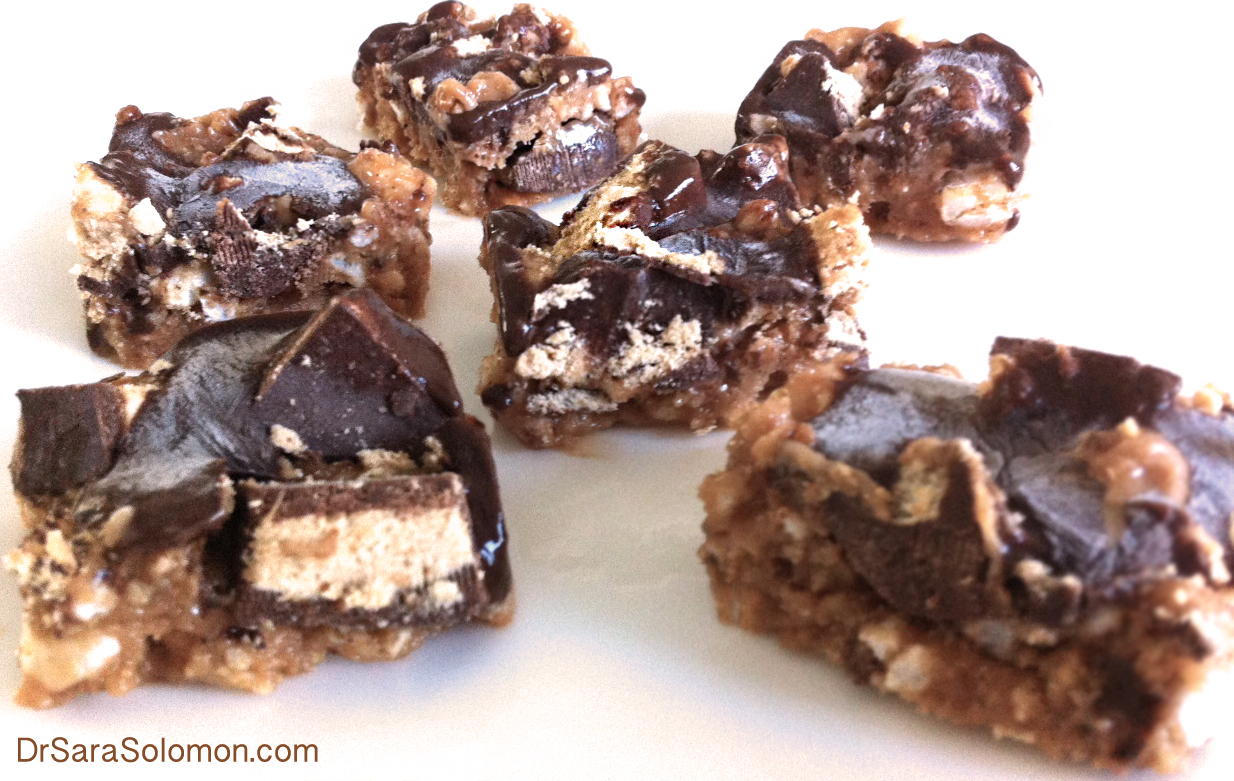 Peanut Butter Cup Crispy Treats