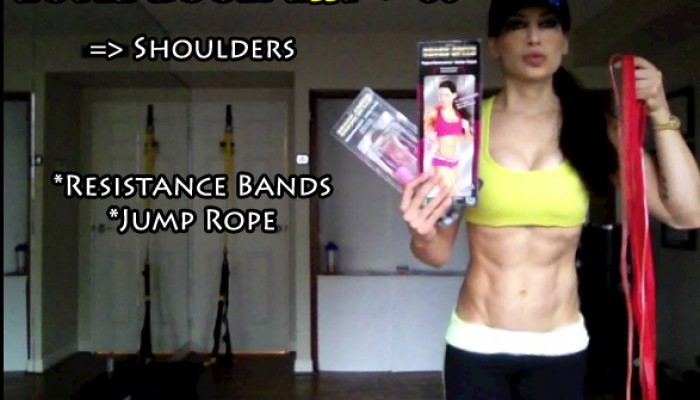 Home/Hotel Workout #35: Resistance Band HIIT (Shoulders)