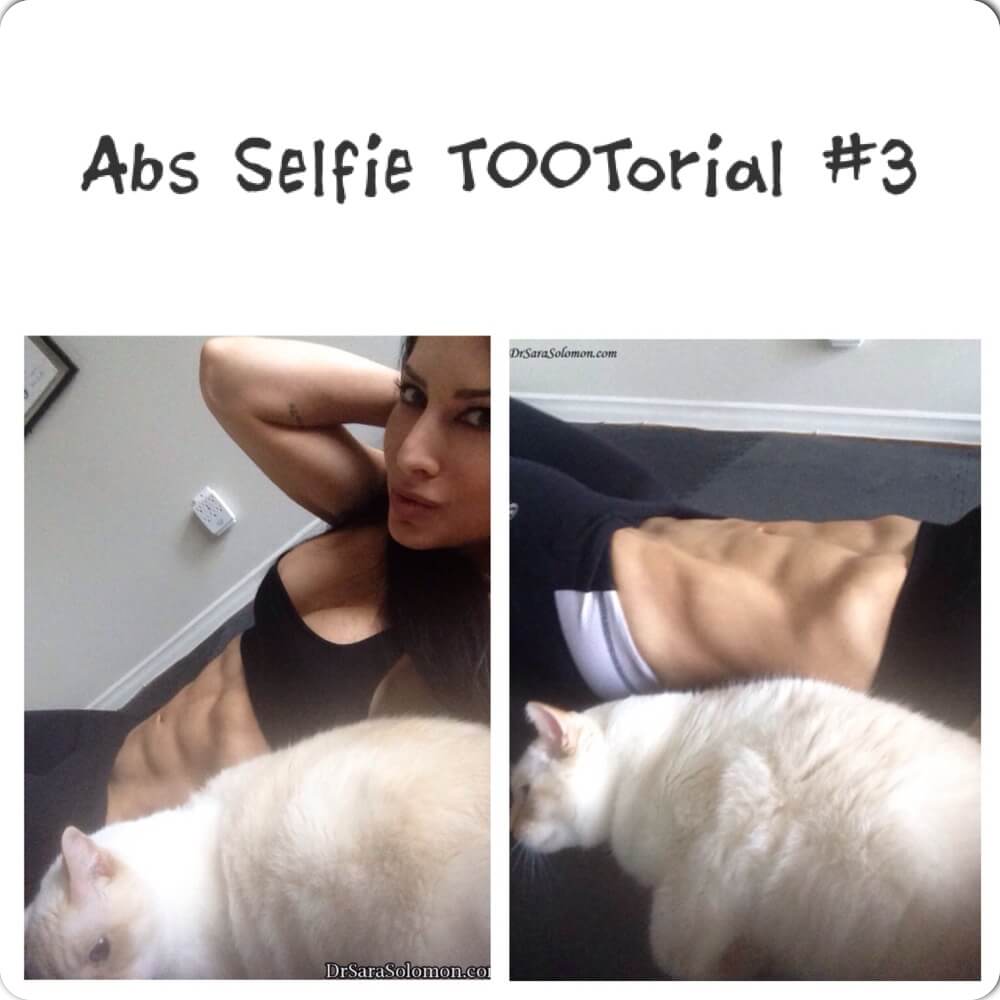 abs selfie