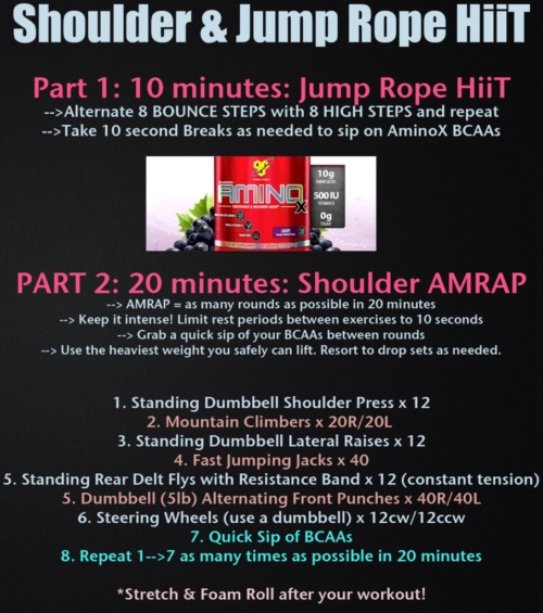 1. Shoulder & Jump Rope HiiT | DrSaraSolomon.com