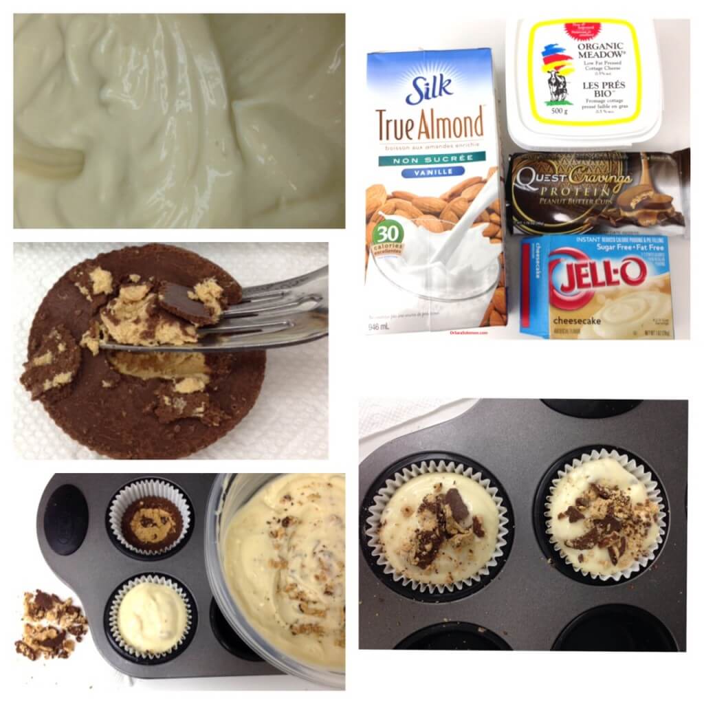 pb cup bottom cheesecake steps