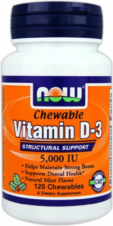 NOW chewable vitamin D3