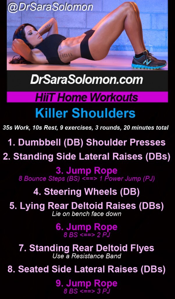 killer shoulders HiiT home workout