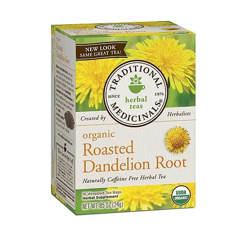 roasted dandelion root tea
