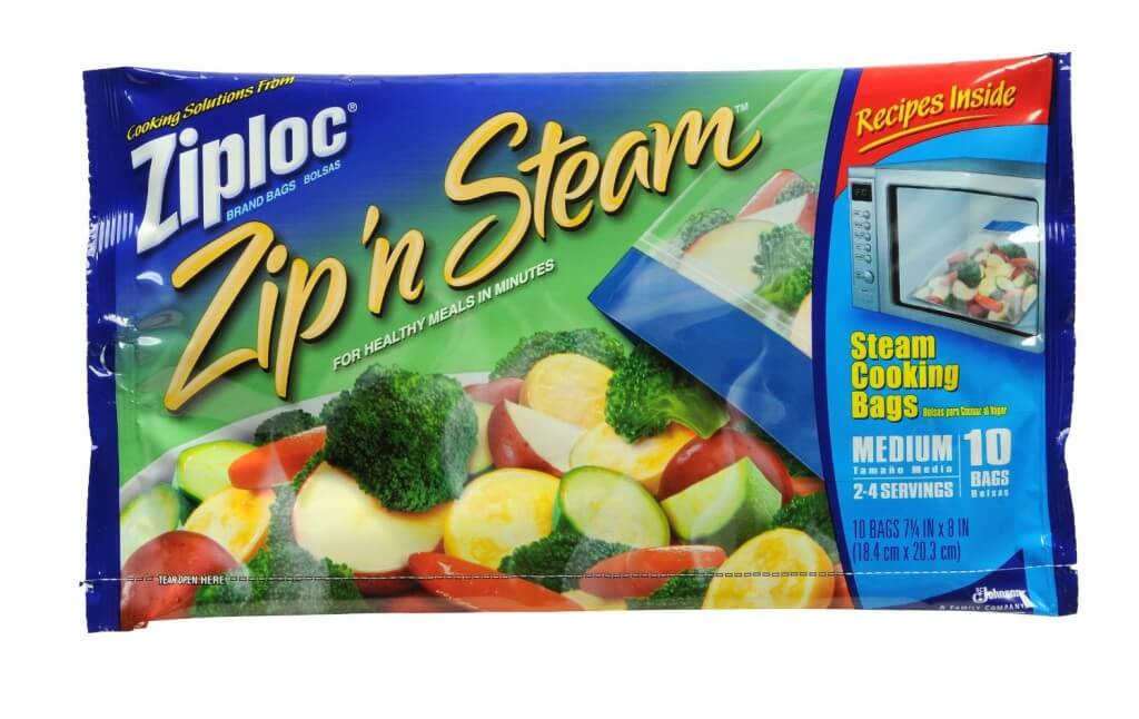 zip 'n steam bags