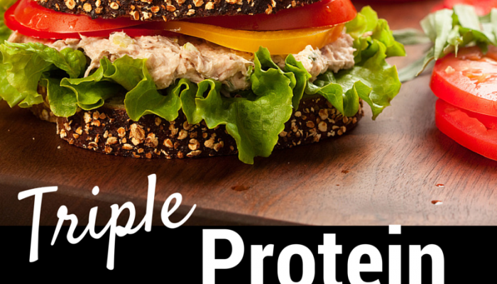 Triple Protein Sandwiches