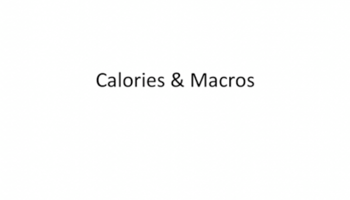 Calories & Macros
