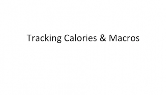 Tracking Calories & Macros