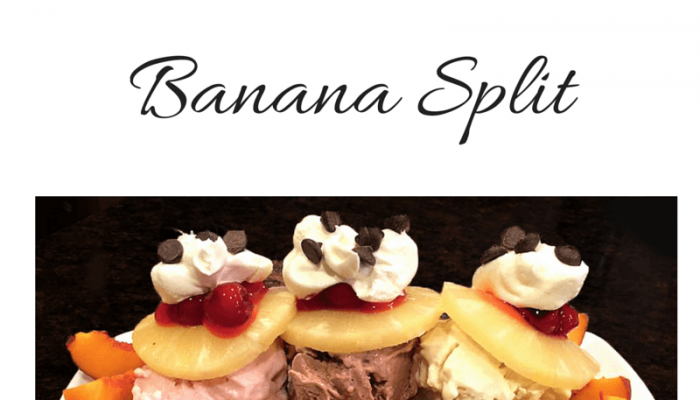 Protein Banana Split