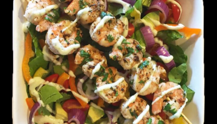 Citrus Shrimp Mexican Salad