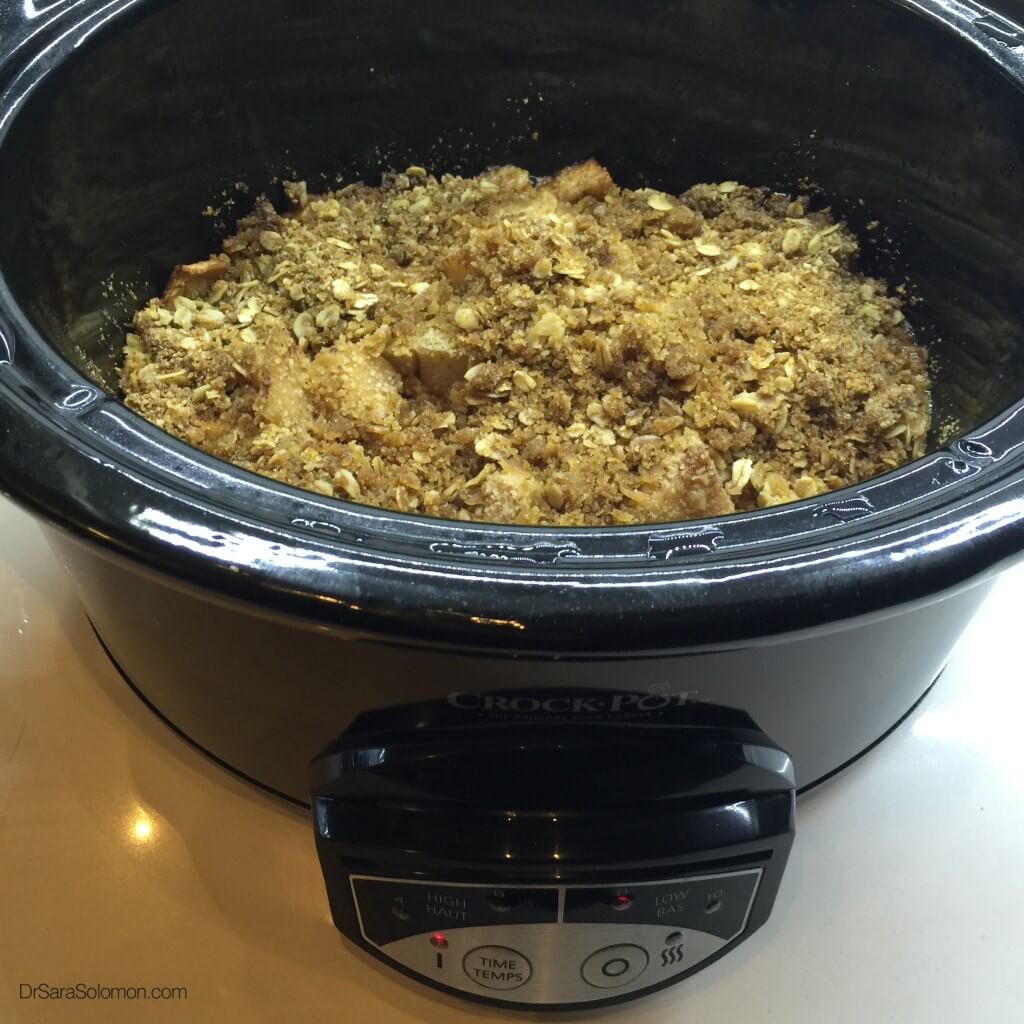 slow cooker apple crisp