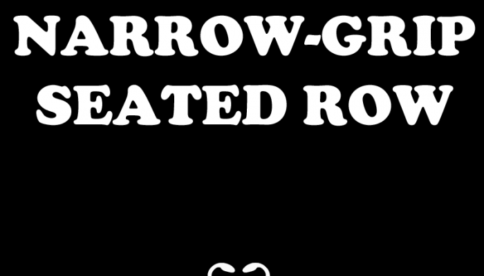 Narrow Grip Seated Row