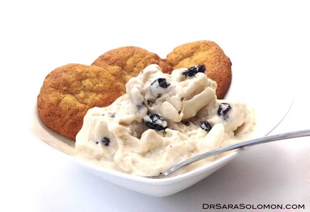 Cinnamon Raisin Ice Protein Cream & Quest Cookies