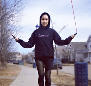 Armi mastered double unders with the jump rope!