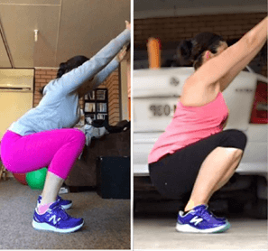 Kylie improved her air squat!