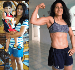 Rebecca reverse dieted from 1200 to 2000 calories a day!