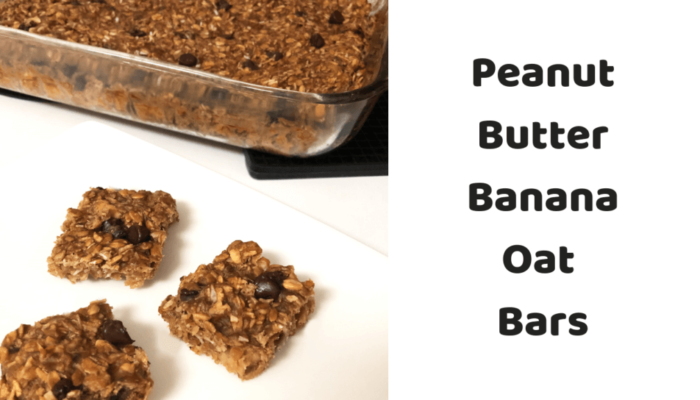 Peanut Butter Banana Oat Bars