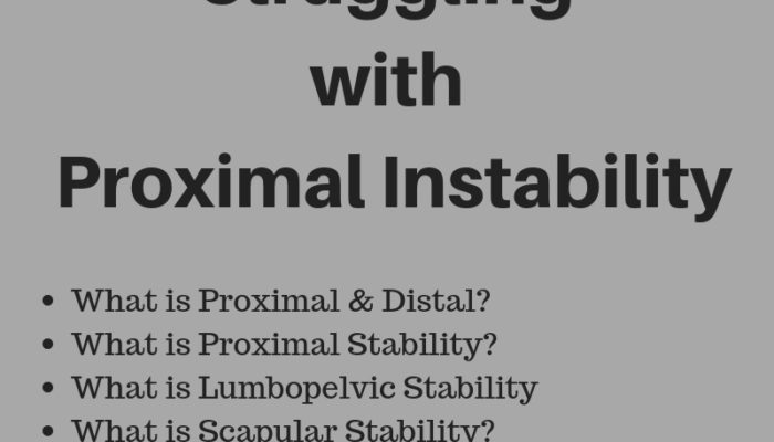 Struggling with Proximal Instability