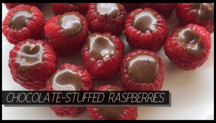 Chocolate-Stuffed Raspberries