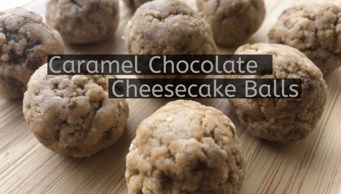 Caramel Chocolate Cheesecake Balls