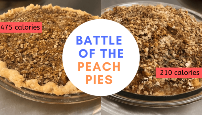 Peach Crumble Pie