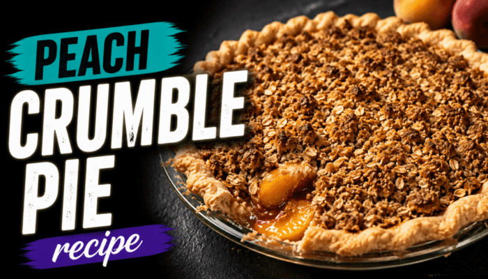 Peach Crumble Pie