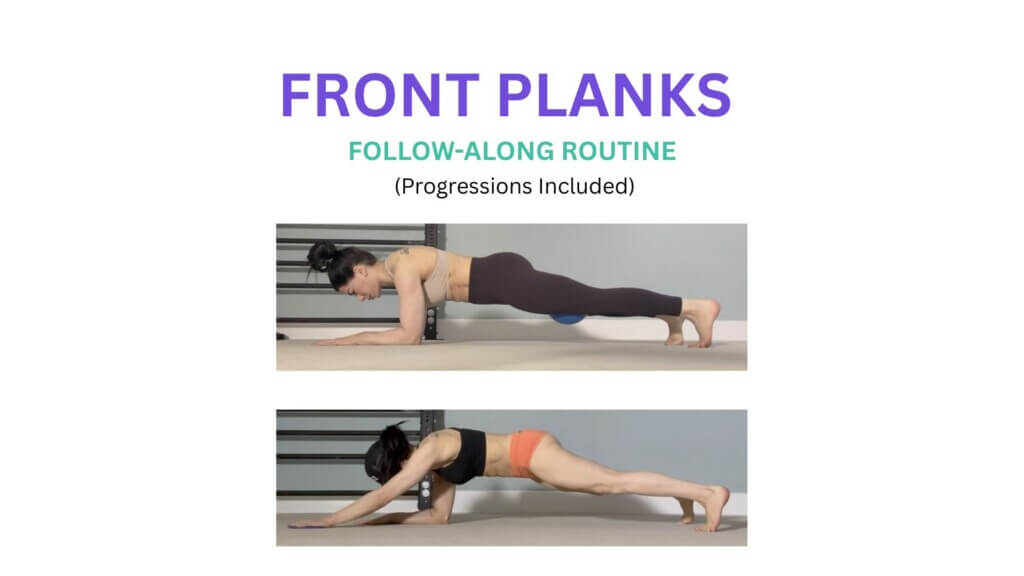 front planks