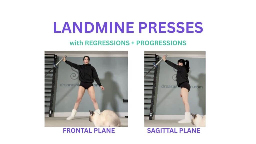 landmine presses
