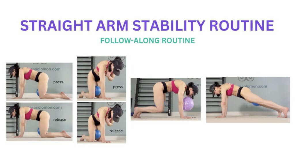 straight arm stability routine